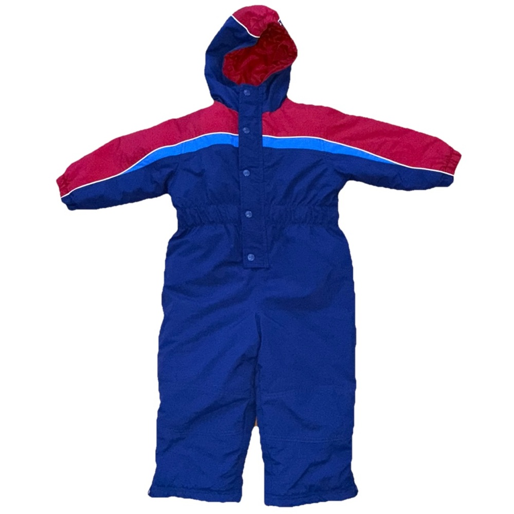 Wonderkids Blue and Red Kids Jumpsuit
